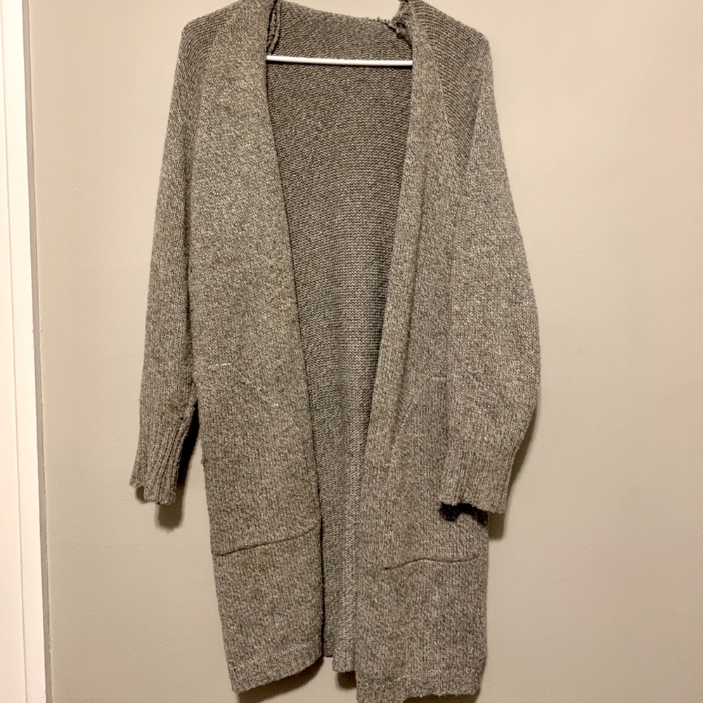 Gray Cardigan
